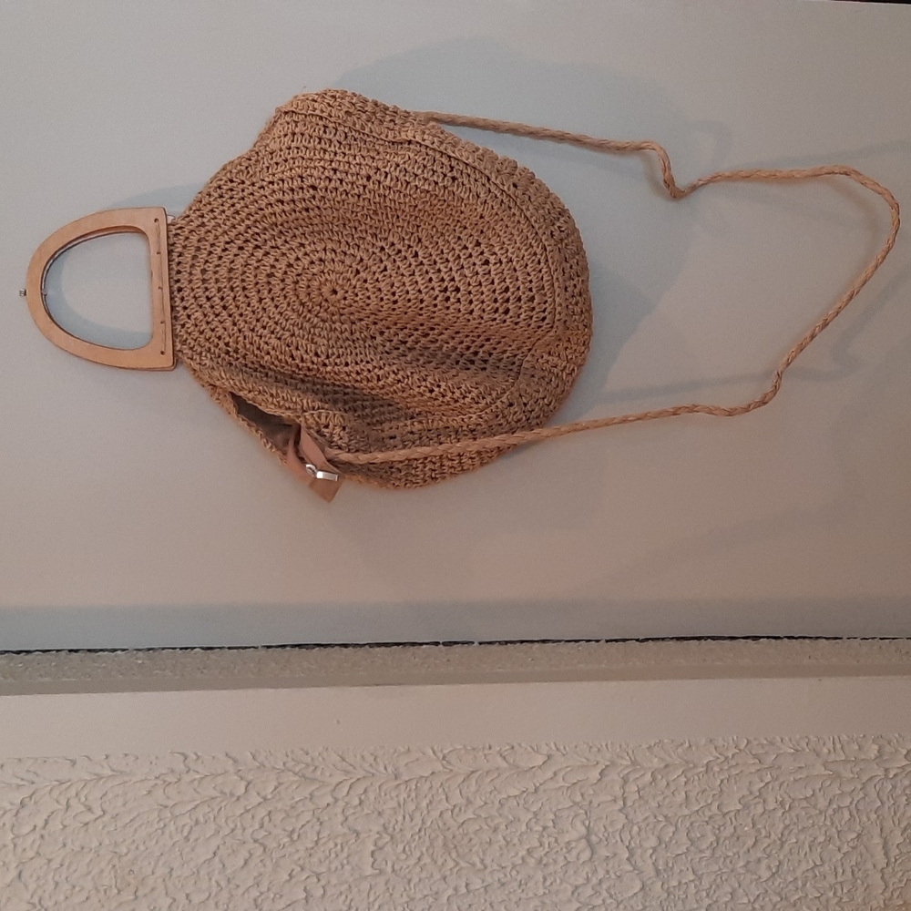 Macrame Purse - sand color